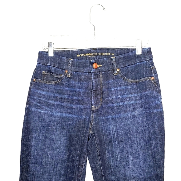 Chico's so slimming girlfriend crop jeans. Size 00 or 2 - Picture 4 of 11